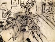 Henri Matisse Lying woman painting